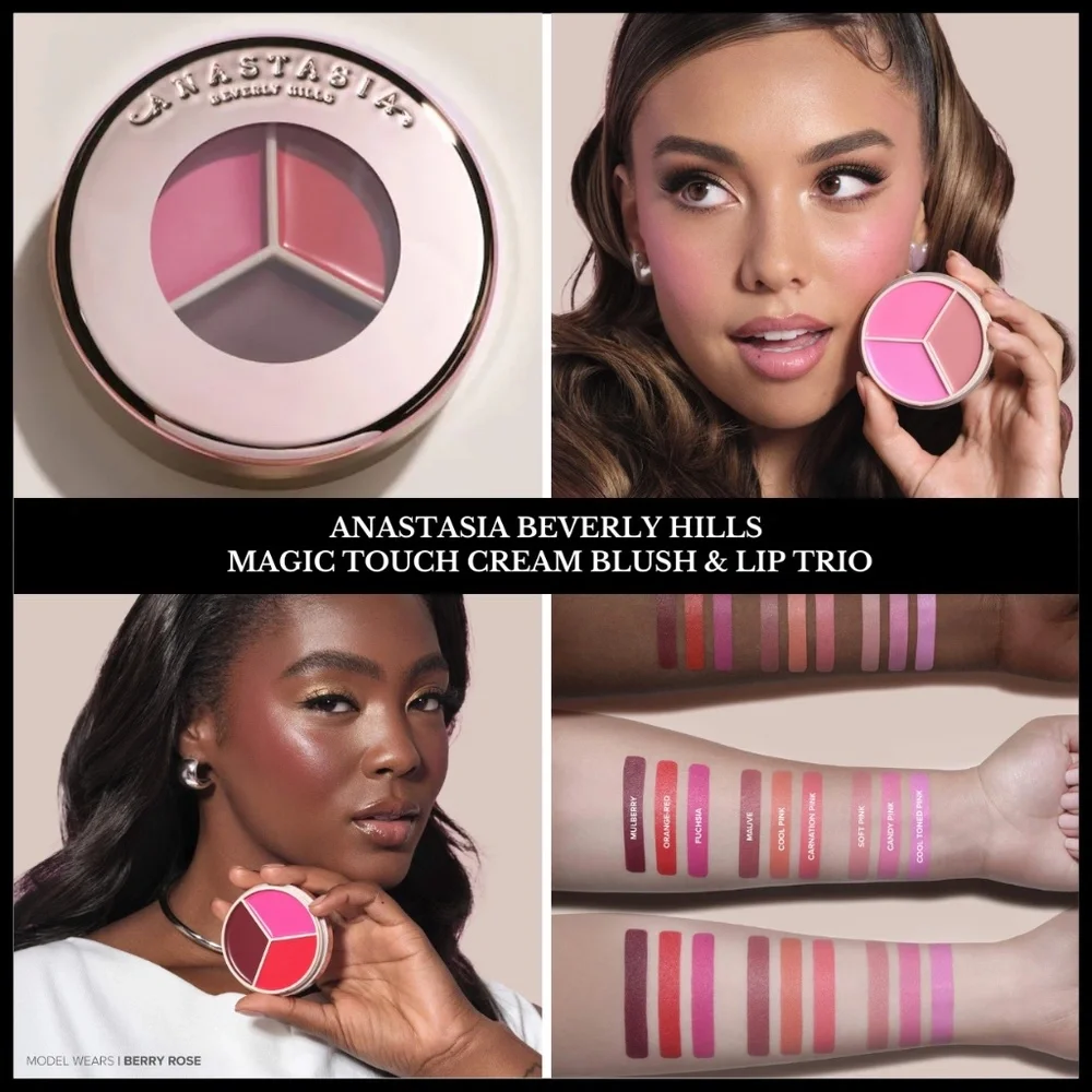 PINK  Magic Touch Blush Trio Size: .011 Oz. NEW UNUSED BOXED